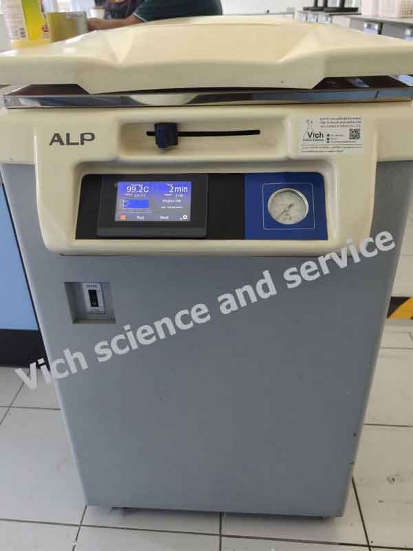 ผลงานเปลี่ยนบอร์ด Control เป็นจอ Touchscreen เครื่องนึ่งฆ่าเชื้อ Autoclave ALP