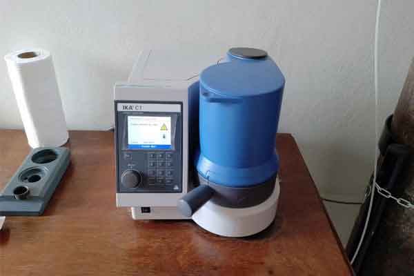 ผลงานซ่อมระบบ Control น้ำ เครื่องวิเคราะห์ค่าพลังงานความร้อน Bomb Calorimeter ยี่ห้อ IKA รุ่น C1