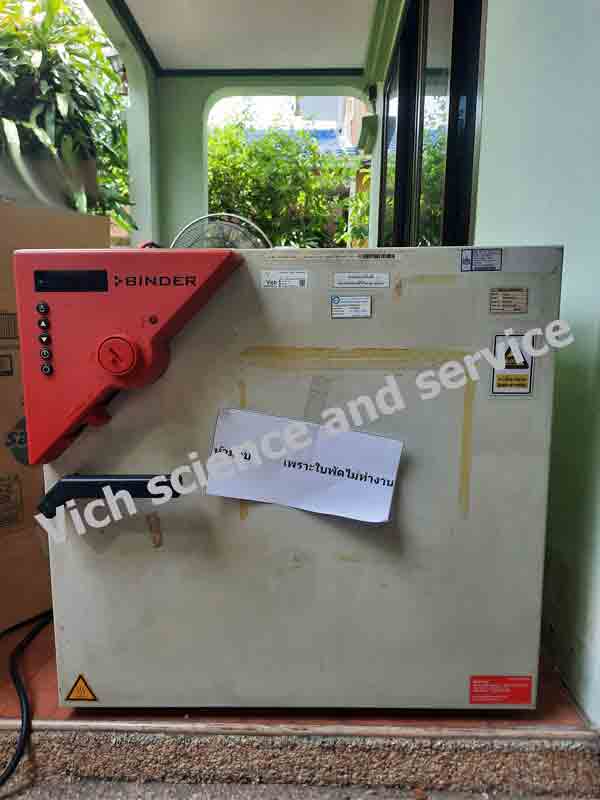 ผลงานซ่อมพัดลม Circulate ตู้อบลมร้อน Hot air oven ยี่ห้อ Binder