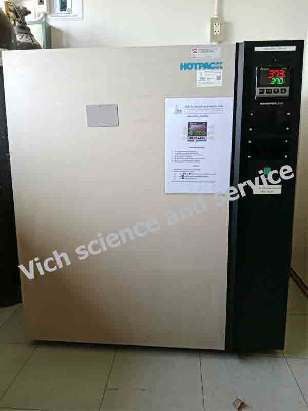 ผลงานซ่อมเปลี่ยนบอร์ด Control เป็น Digital temperature control ตู้บ่มเลี้ยงเชื้อ Incubator ยี่ห้อ HOTPACK