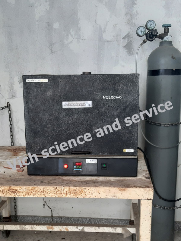 ผลงานซ่อมเปลี่ยนบอร์ด Control เป็น Digital temperature control เตาเผาอุณหภูมิสูง Muffle Furnace ยี่ห้อ VULCAN