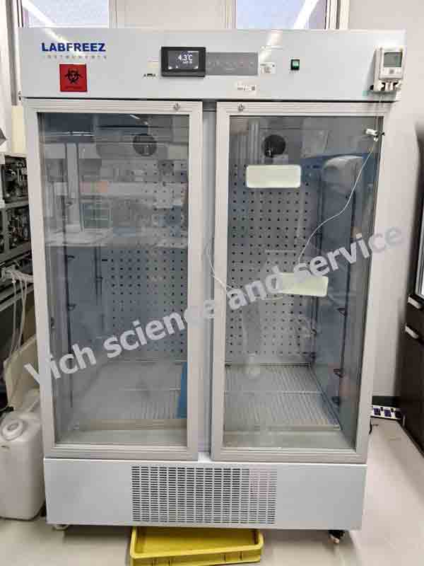 ผลงานเปลี่ยนบอร์ด Control เป็นจอ Touchscreen ตู้แช่เวชภัณฑ์ 4 องศา Refrigerator Labfreez โดยวิศวกร Vich Science