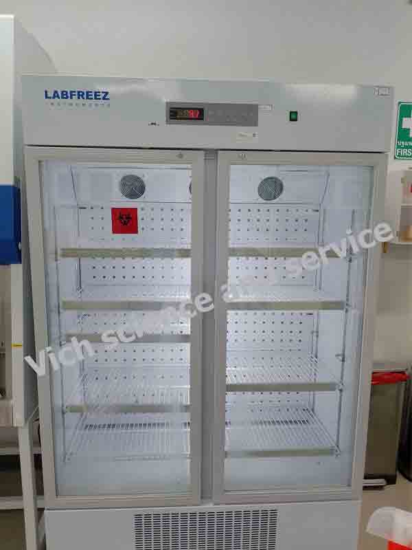 ผลงานซ่อมระบบละลายน้ำแข็ง Auto Defrost ตู้แช่เวชภัณฑ์ 4 องศา Refrigerator Labfreez โดยวิศวกร Vich Science