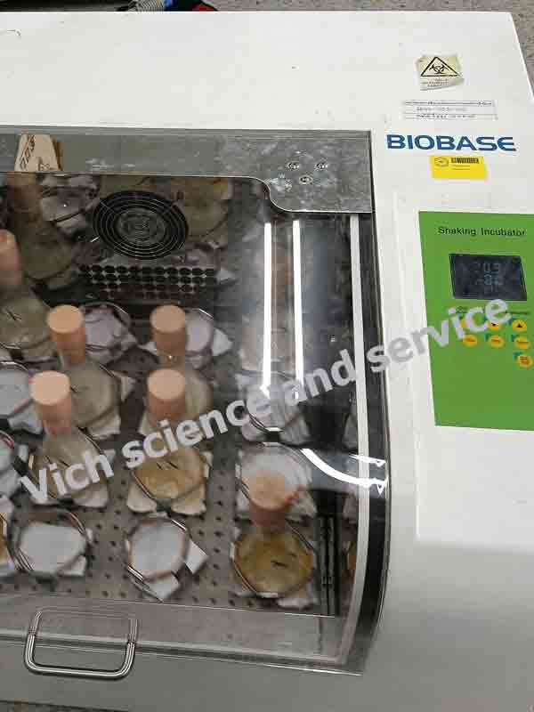 ผลงานซ่อมเปลี่ยนชุด Start Compressor เครื่องเขย่าสารละลายแบบควบคุมอุณหภูมิ Shaking Incubator ยี่ห้อ BIOBASE
